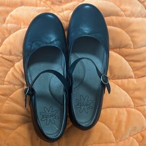 Sanita Women's Black Mary Jane Shoes